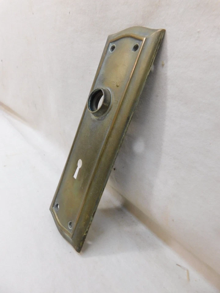 1800's Antique DOOR Plate VICTORIAN Style Original Solid Brass ORNATE - Image 4 of 4