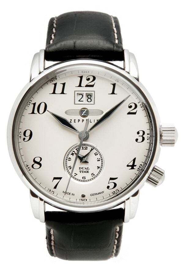Zeppelin Reloj De Cuarzo Graf Zeppelin Lz 127 Con Doble Huso Horario (42 7644-5