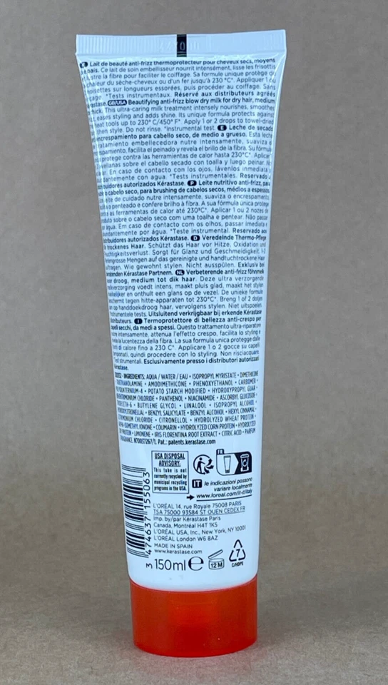 Kerastase Nutritive Néctar Thermique Anti-Frizz Leche Secada por Soplado 5.1 OZ Foto 2 de 2