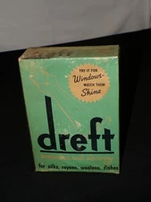 Vintage DREFT Large Size Laundry Detergent SEALED Box NOS 1940s  [fa126]