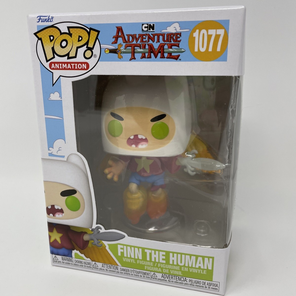 Funko Pop! Adventure Time Finn the Human 1077 with Protector