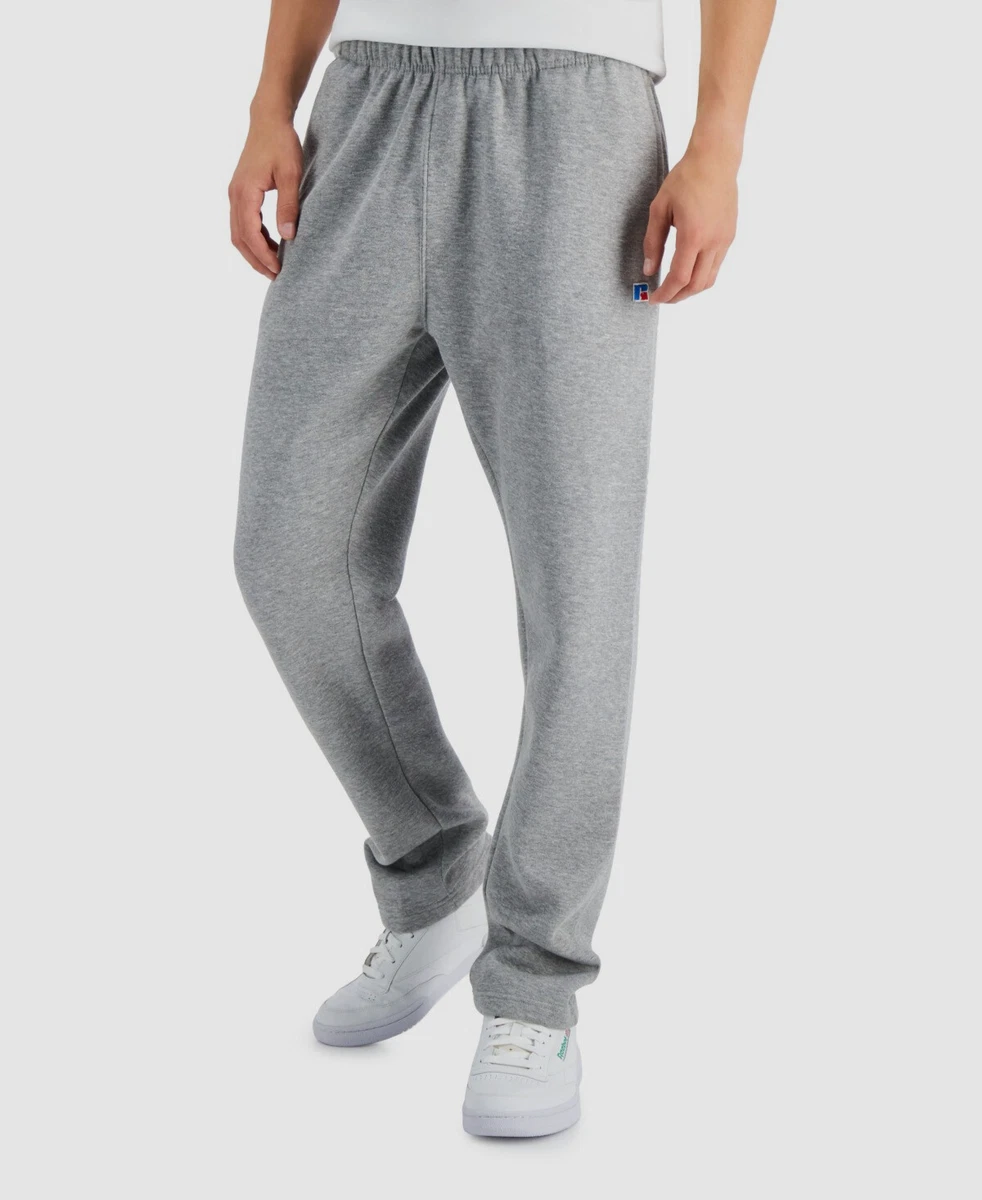 30 Russell Athletic Men s Gray Logo Athletic Fleece Joggers Pants