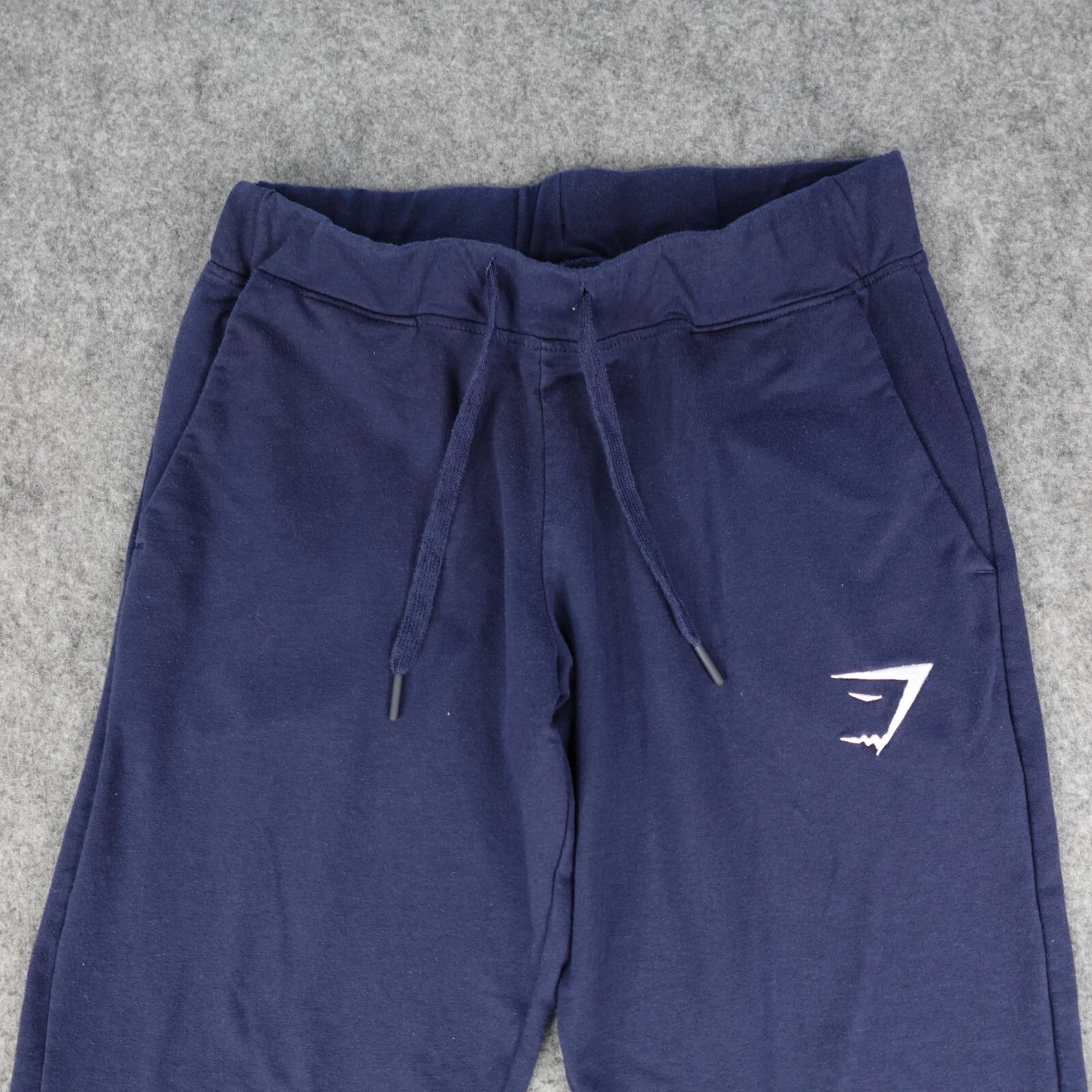 gymshark gym crest joggers athletic casual navy sweatpants