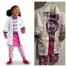 Disney Store Doc McStuffins Doctor Costume Complete Set SIZE 2/3 2T 3T 2 3 NEW