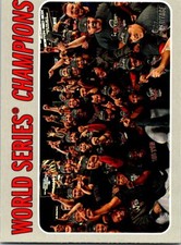 2019 Topps Heritage #1 World Series Champions WSH Near Mint