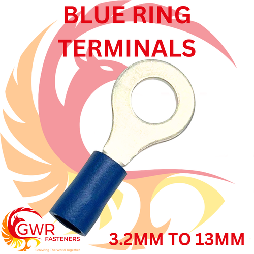ANILLO TERMINALES ELÉCTRICOS ROJO AZUL AMARILLO CABLE CRIMPADO CONECTORES AISLADOS HEMBRA - Imagen 6 de 7