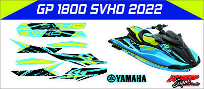 Waverunner GP 1800R SVHO 2022 Decal Graphics / Decal / Sticker Kit
