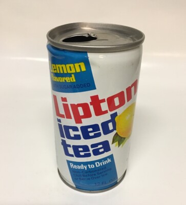 Vintage Lipton Iced Tea Can Steel WIS-PAK WATERTOWN WI. Lemon Flavored