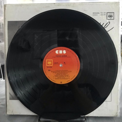 ENRIQUE GUZMAN -ARREGLOS Y DIRECCION DE CHUCK ANDERSON- 1962 MEXICAN LP LATIN - Picture 4 of 4