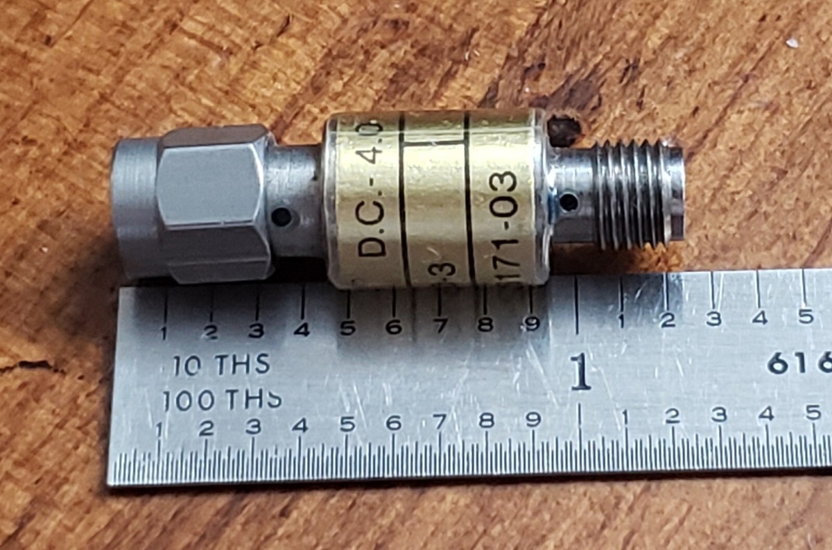 OMNI-SPECTRA 2082-6171-03 (20510-3) COAXIAL FIXED ATTENUATOR OMNI-SPECTRA 2082-6171-03 (20510-3) COAXIAL FIXED ATTENUATOR