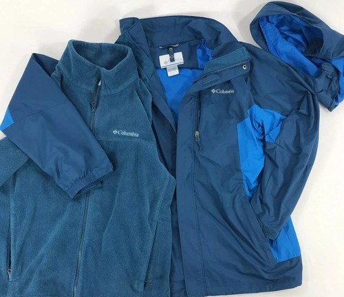 2 Coats-Med Columbia Rain Jacket With 