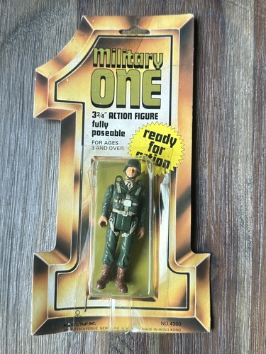 1982 MILITARY ONE Action Figure Porto Play Inc MOC - Picture 1 of 9