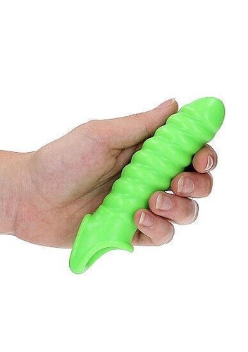 Guaina fallica per ingrandimento allungamento pene penis sleeve Glow in the dark - Foto 5 di 7