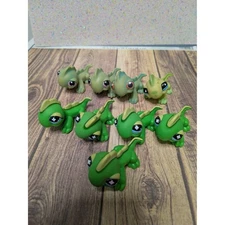 Littlest Pet Shop Lot of 9 Iguanas