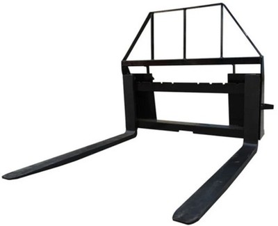 AGT Industrial 48'' Pallet Fork Frame for Universal Skid Steer 4000lbs