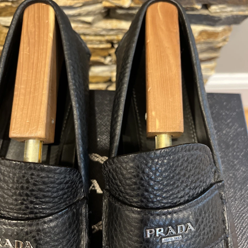 Prada Milano Branded Luxury Shoes! Size 9.5 D EU & 10: 5D US - Image 2 of 4