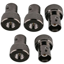 5Pcs BNC Female to SMA Male Adapter for Vertex Icom Kenwood Ham Radio