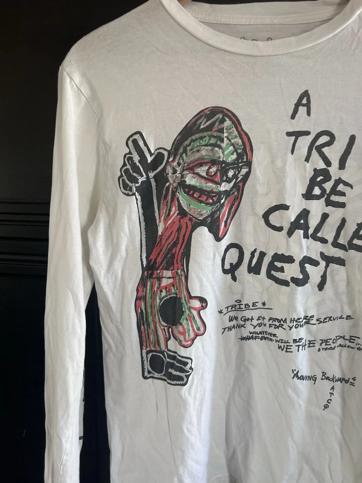 Camiseta gráfica A Tribe Called Quest manga larga talla pequeña golosina dos mangas S Foto 4 de 4