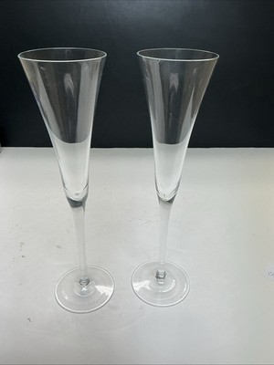 Toscany Brut Toasting Fluted Hand Blown Champagne Glasses 5oz. Made In Poland 