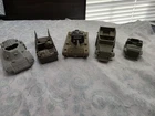 Marx Miniature HO Scale Playset Vehicles Incomplete and Damaged Lot