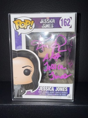 Funko Pop! Marvel Jessica Jones #162  Signed Krysten Ritter JSA COA QUOTE
