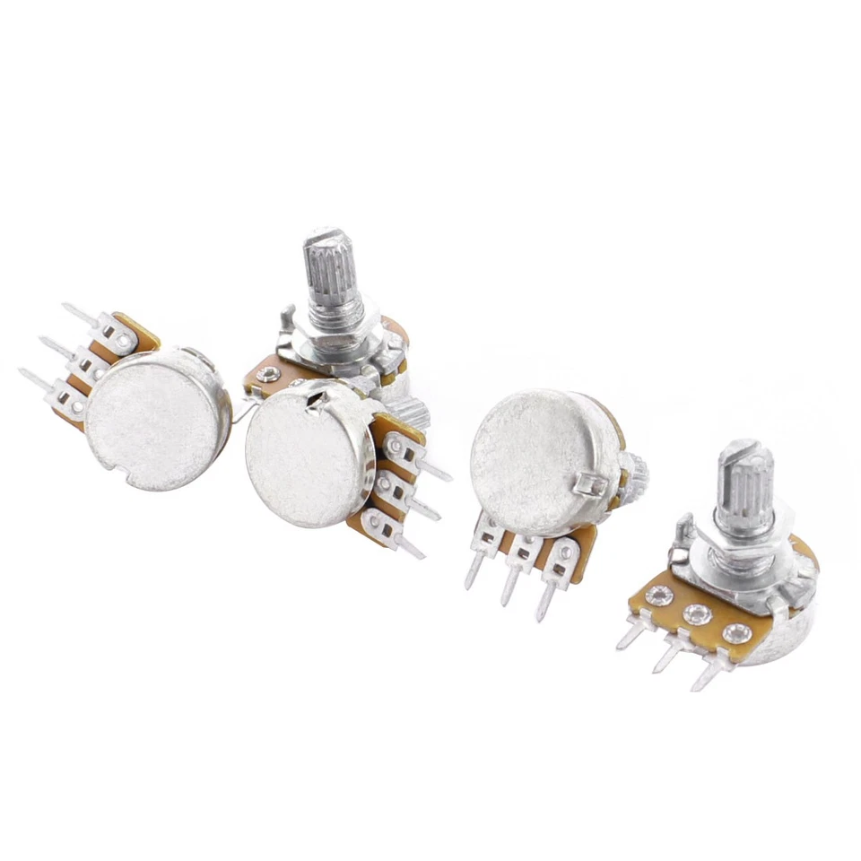 Oberen Anpassung Geteilte Gerändelten Welle Potentiometer-topf B50K 50K Ohm 5st - Bild 1 von 1