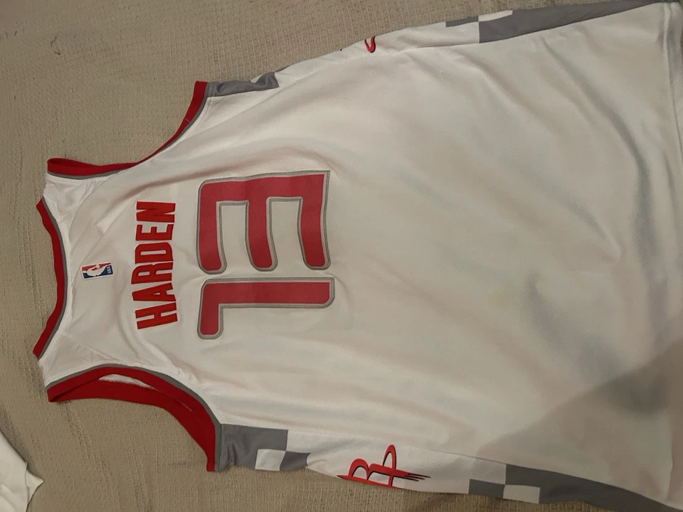H-Town 休斯顿火箭队白色詹姆斯哈登球衣 54 码 — 第 2/2 张图片