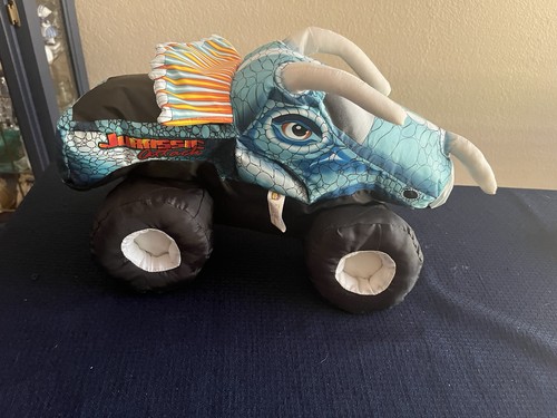 monster truck plush jurassic attack