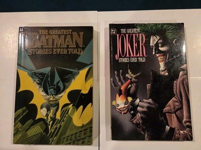 The Greatest Batman Joker Stories Ever Told DC Comics 1988 1989 Lot Tpb