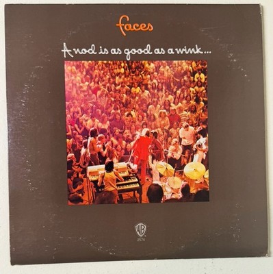 Faces A Nod Is As Good As A Wink LP A1 Artisan BS2574 Poster VG+ Vinyl Original