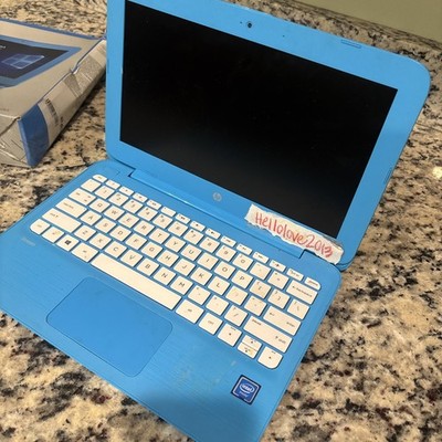 HP Stream Laptop Blue 11.6  ATL8622BE 4GB RAM Notebook UNTESTED FS