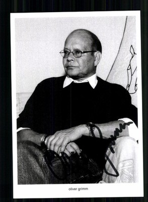 Oliver Grimm Autograph Card Original Signed ## BC 227265