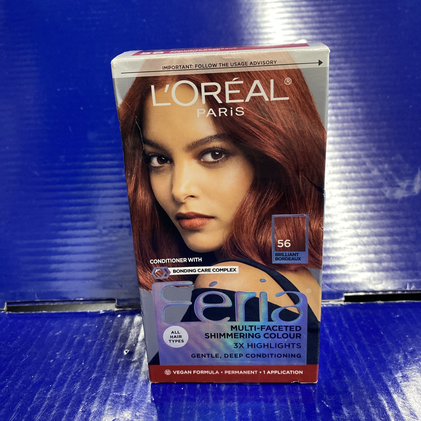 Loreal Feria Multi-Faceted Shimmering Colour #56 AUBURN BROW