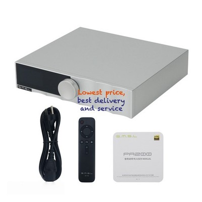 Advanced Volume Chip SMSL PA200 Gallium Nitride HiFi Power Amplifier w/PGA2311