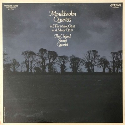 Felix Mendelssohn-Bartholdy   Orford String Quartet, String Quartet In E Flat
