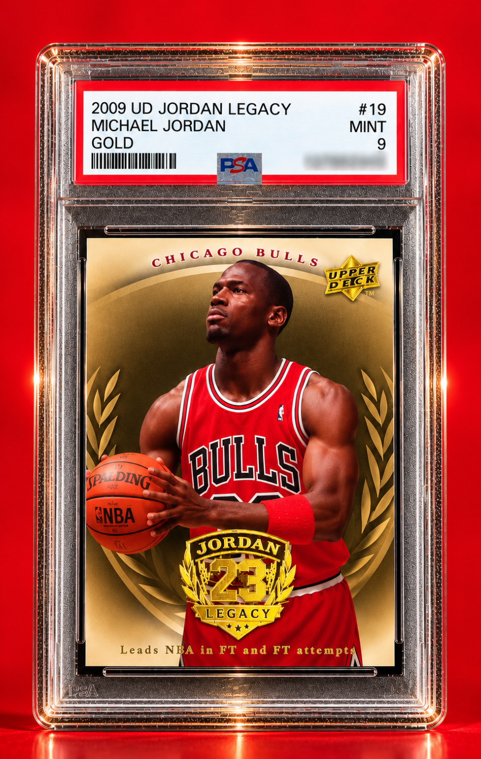 Upper Deck Jordan Legacy Michael Jordan #19 PSA 9 Mint Chicago Bulls HOF