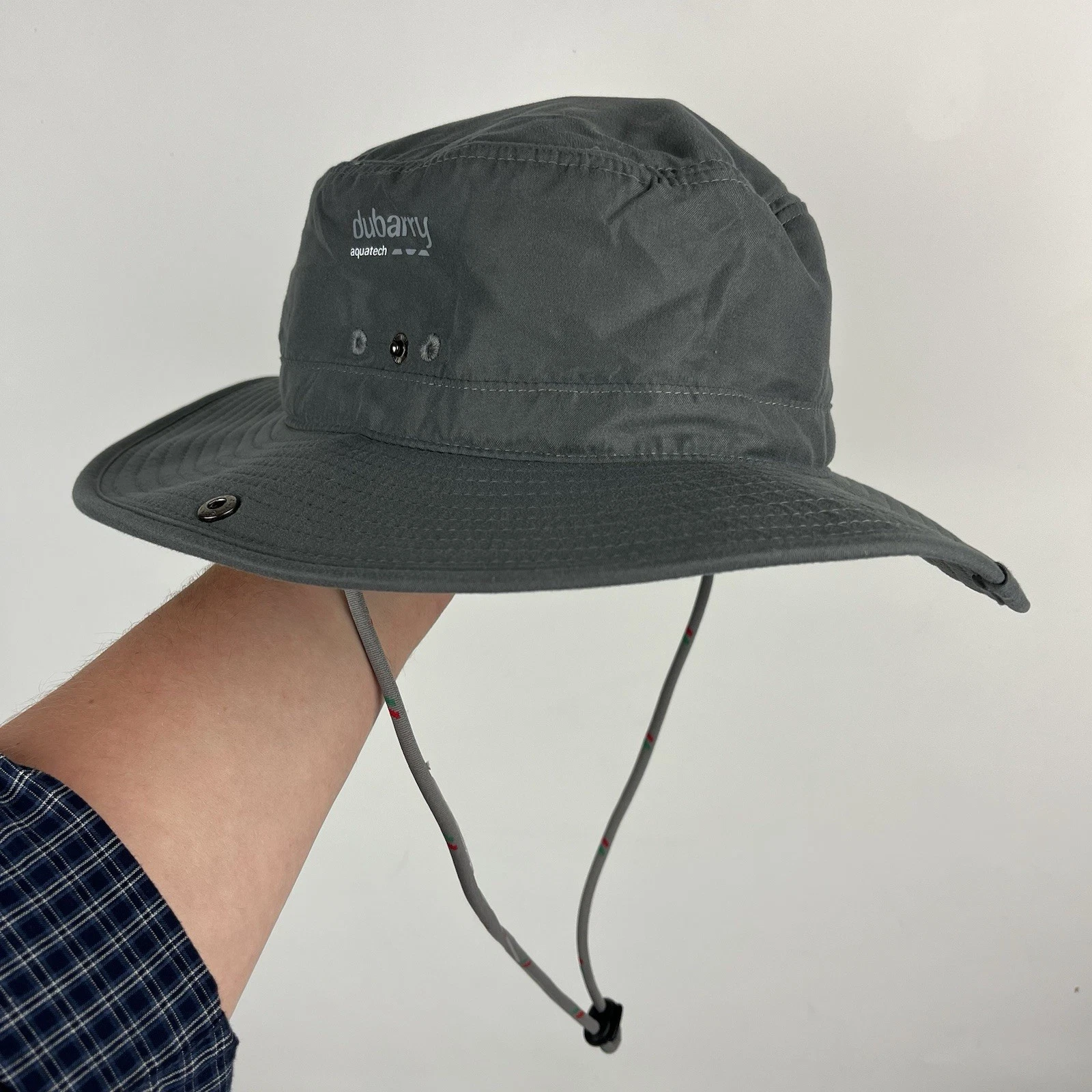 Dubarry Of Ireland Hat Mens Medium Grey Aquatech UPF 50 Sun Hiking Walking Genoa
