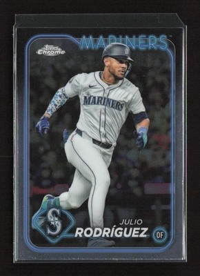 2024 Topps Chrome Lids x Mitchell & Ness #49 Julio Rodríguez Seattle Mariners