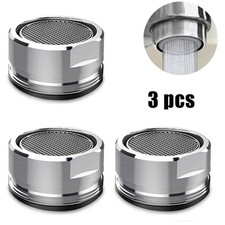 3x Brass Water Saving Faucet Tap Aerator Replaceable Filter Mixed Nozzle For M24