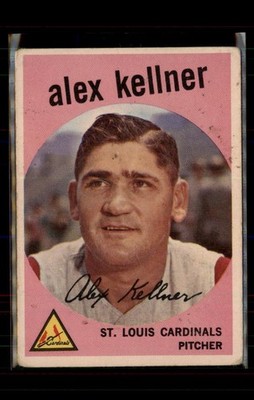 1959 Topps #101 Alex Kellner - ( pk4 )