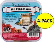 Pine Tree Farms Premium Hot Pepper Suet Cakes 4-Pack