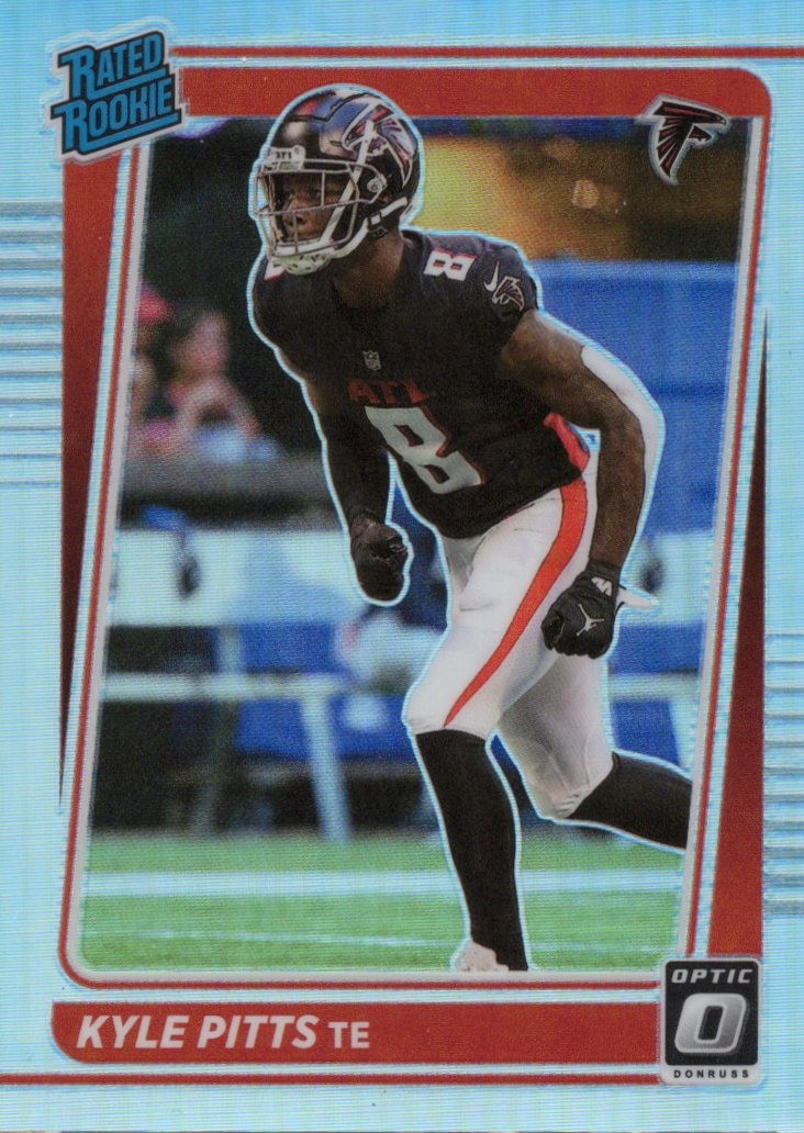 2021 Donruss Optic #211 Kyle Pitts Silver Rated Rookie #211