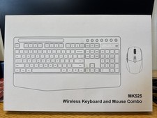 MK525 wireless keyboard and mouse combo Ergonomic Design New