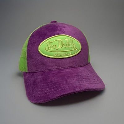 Von Dutch Originals  Trucker Kent  Cap   Violet/Green, Mesh - NEU