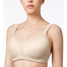Wacoal Contour High-Impact Underwire Sports Bra Full Figure 34G Tan Beige 853209