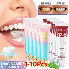 Niacinamide Intensive Whitening Toothpaste Fresh Breath Teeth Cleaning Natural