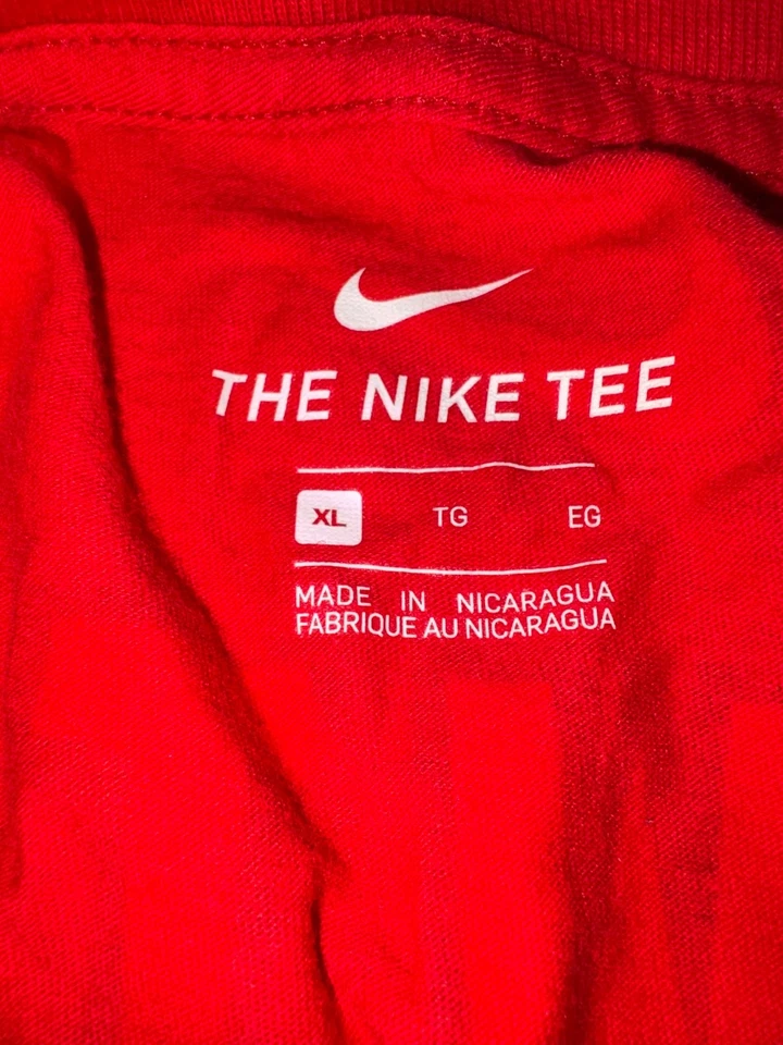 New England Patriots Nike Newton #1 Camiseta Adulto Talla XL Camiseta Roja Foto 4 de 4