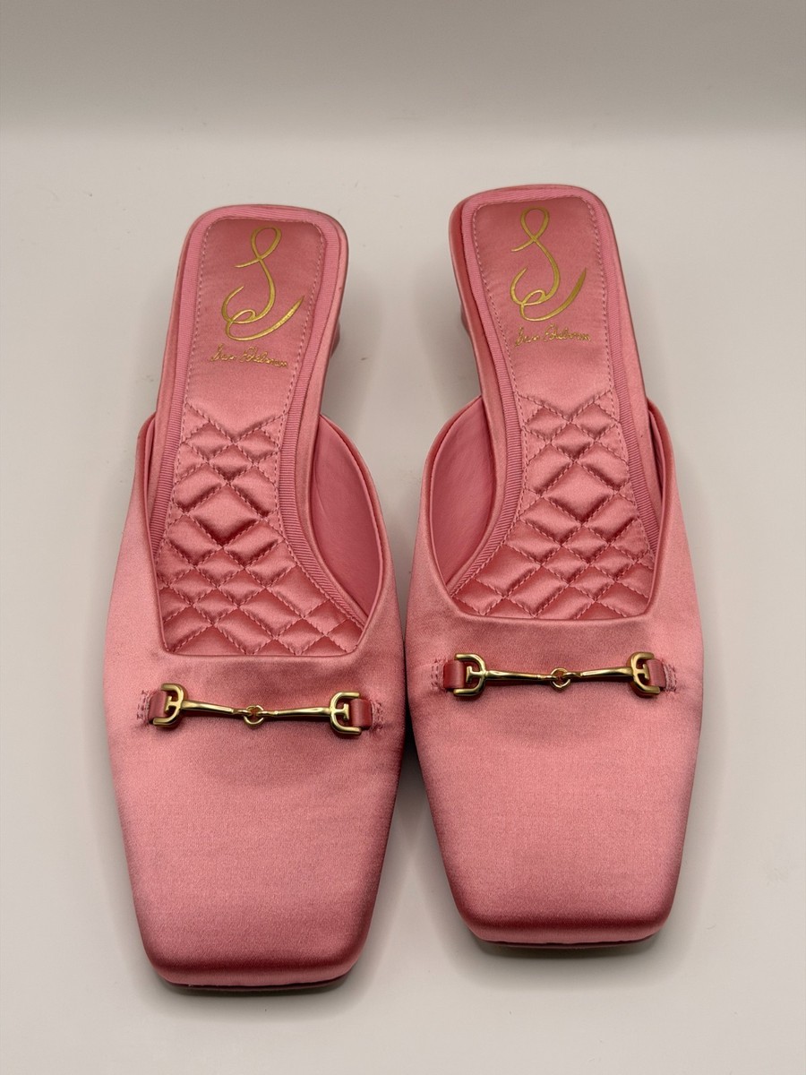 Sam Edelman Women Ollie Pink Blossom Square Toe Bit Mule Sz 7.5 | eBay