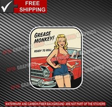 Sexy Pin Up Girl Vintage Vinyl Decal Sticker Pinup C