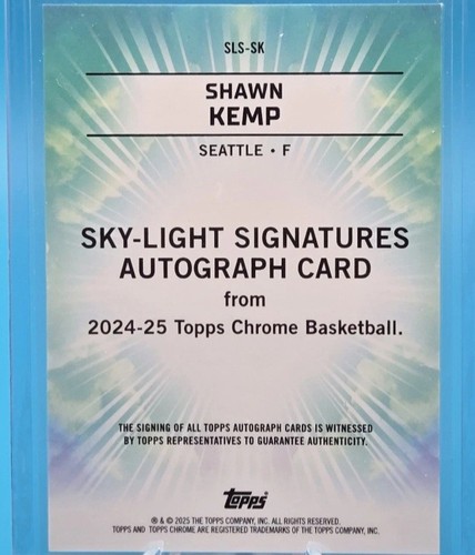 SONICS 55+ SHAWN KEMP, FRED BROWN/99, ELLIS AUTOs/PAYTON KEMP SIKMA RCs, GUS DJ - Picture 6 of 21